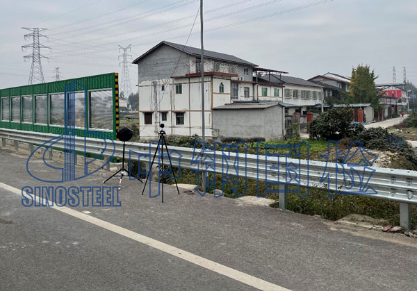 室外隔音檢測現(xiàn)場