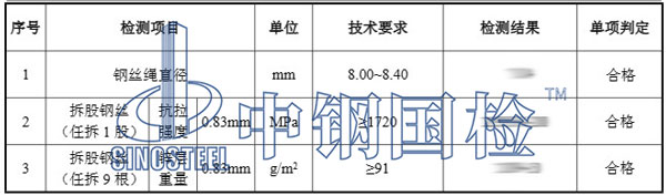 被動(dòng)防護(hù)網(wǎng)檢測(cè)項(xiàng)目結(jié)果