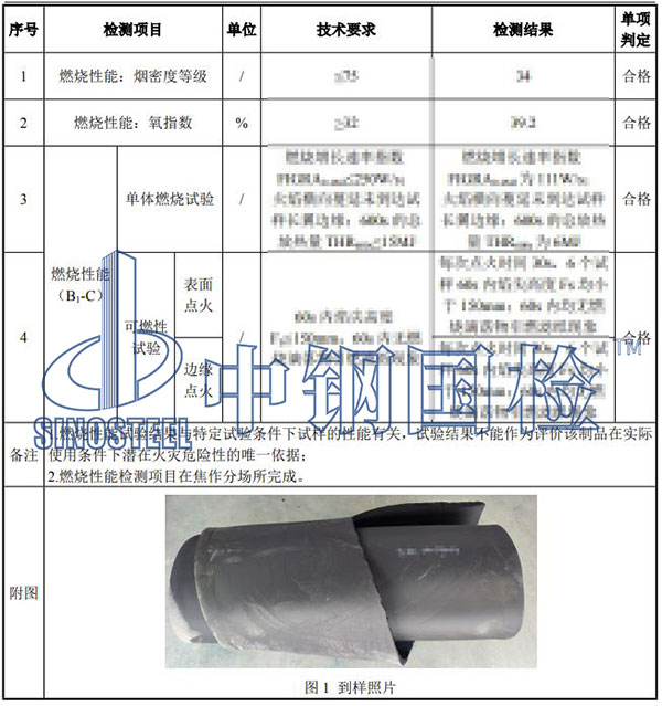 橡塑保溫材料檢測結(jié)果