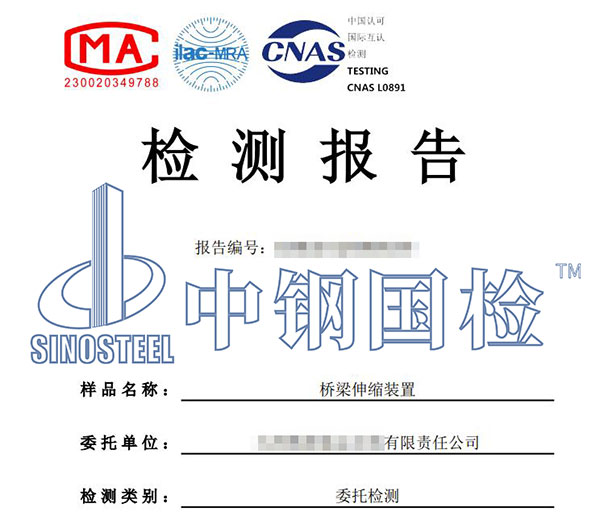 伸縮裝置檢測報告