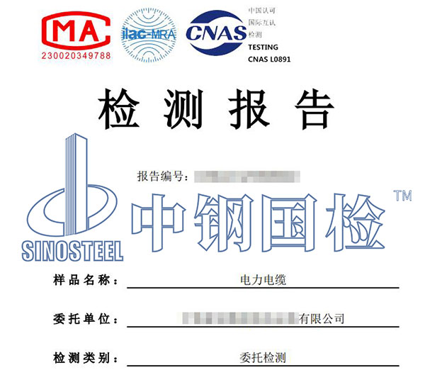 電纜檢測報(bào)告